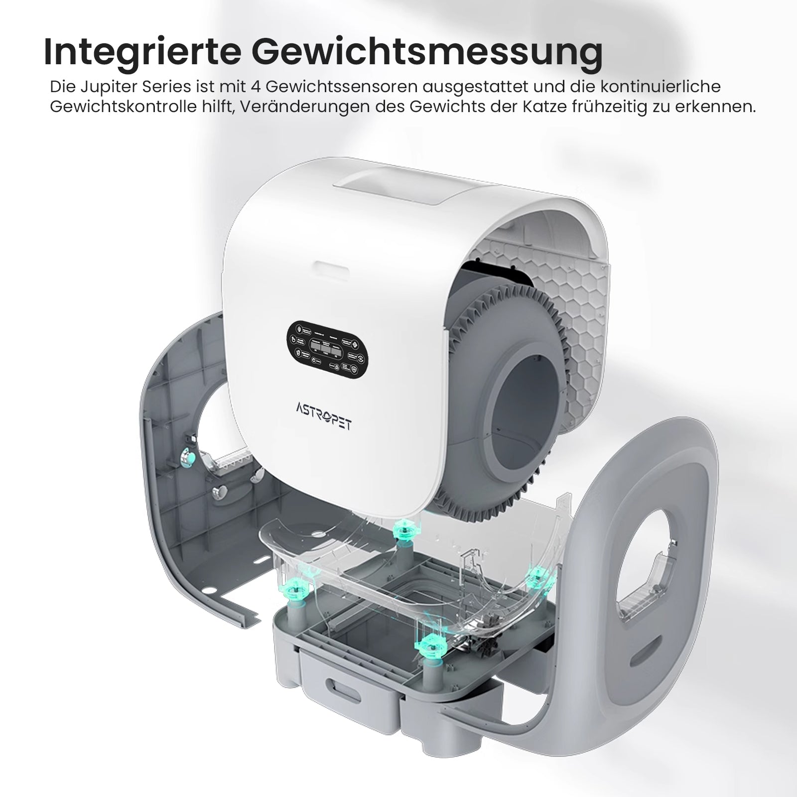 Jupiter Pro - Selbstreinigende Katzentoilette