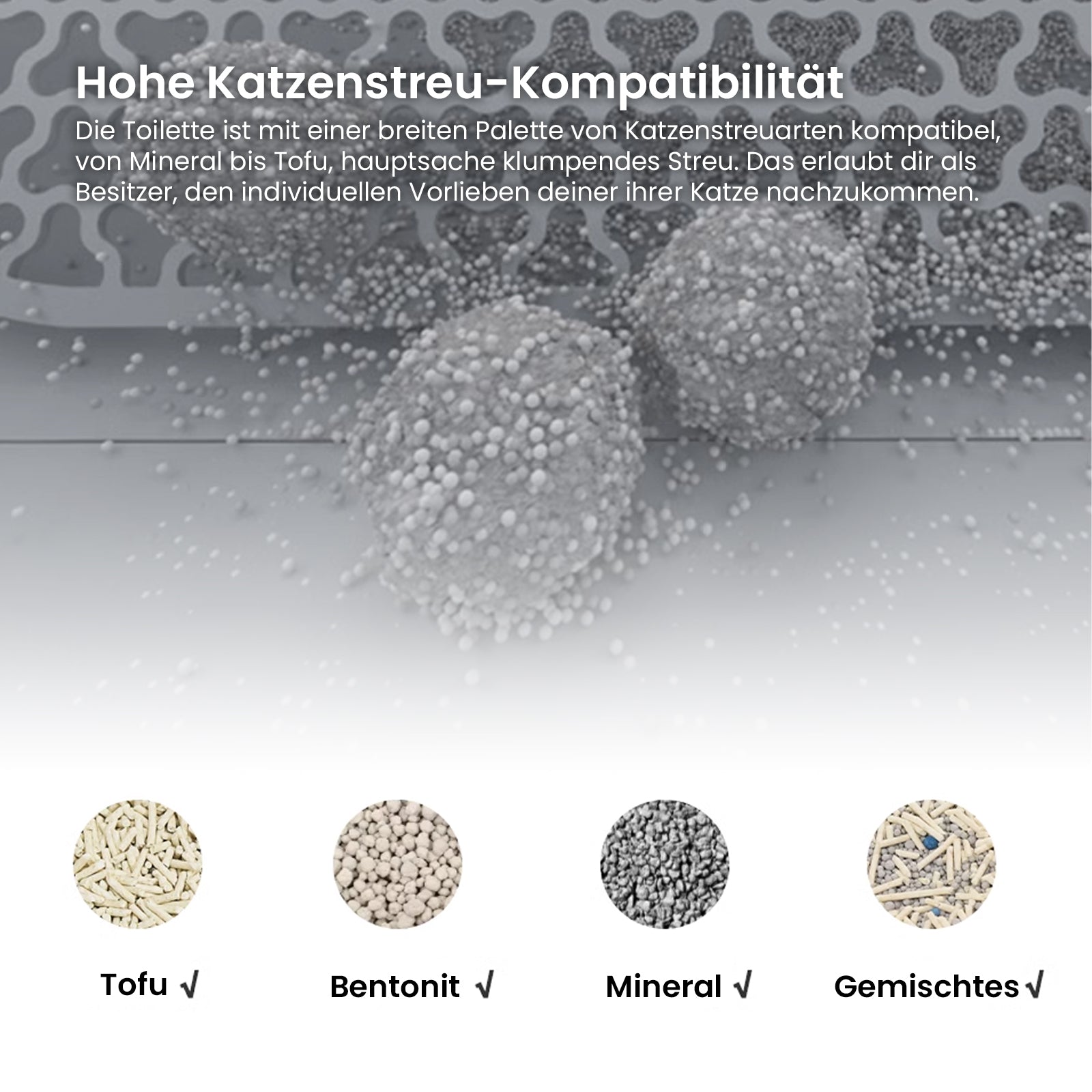 Jupiter Pro - Selbstreinigende Katzentoilette