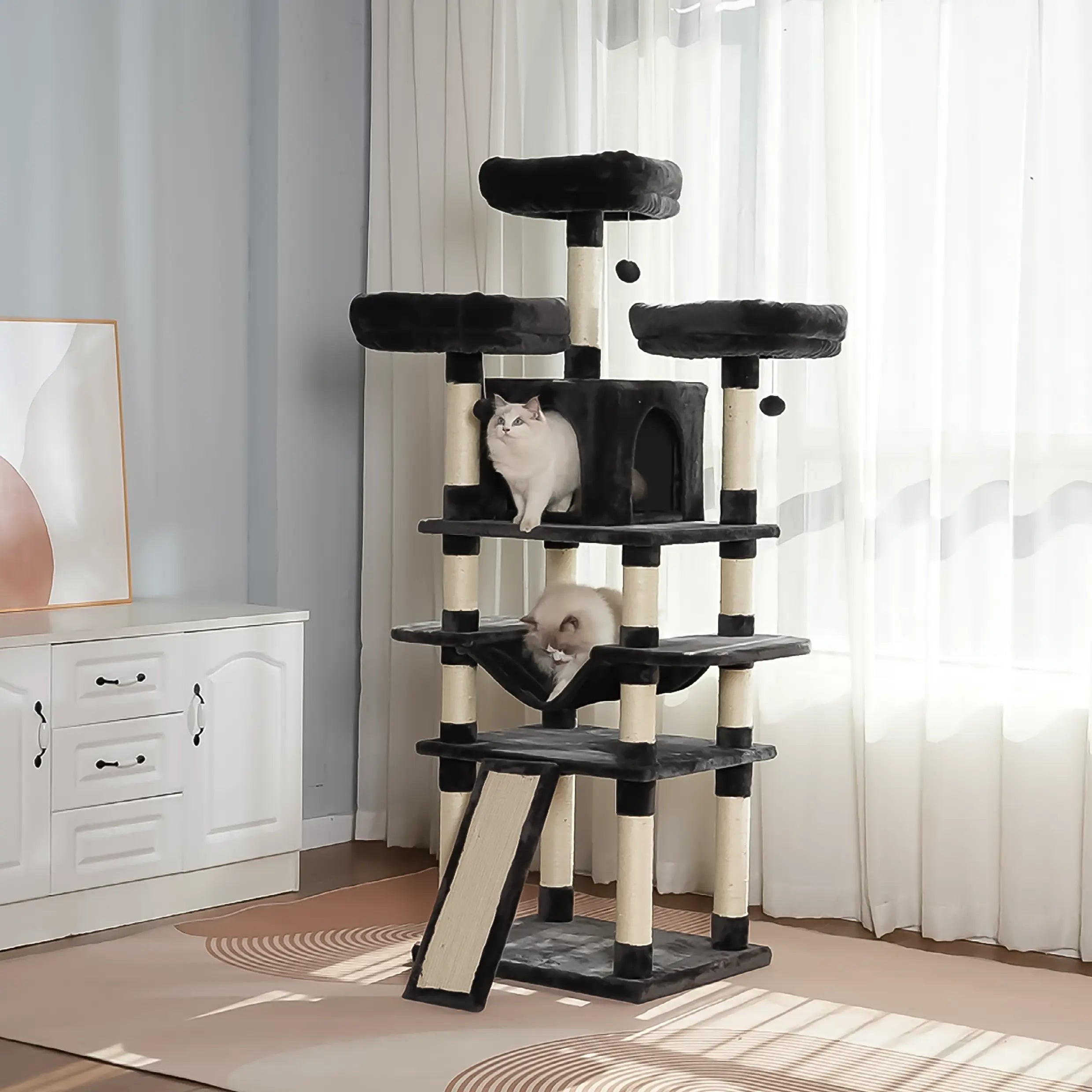 Deluxe Catzone Katzenbaum Yoga