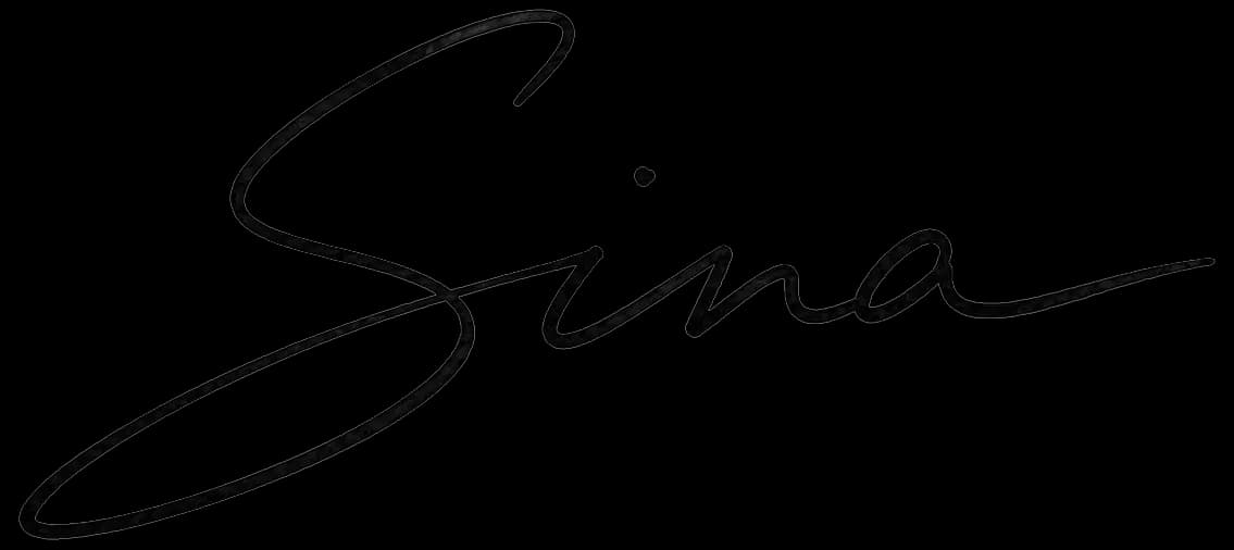 Unterschrift von Sina