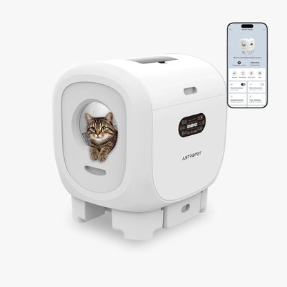 Jupiter Pro - Selbstreinigende Katzentoilette + Smart App