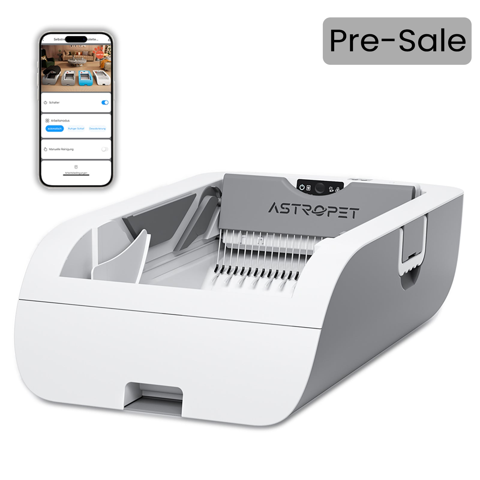 Self-cleaning cat litter box Helios Series 