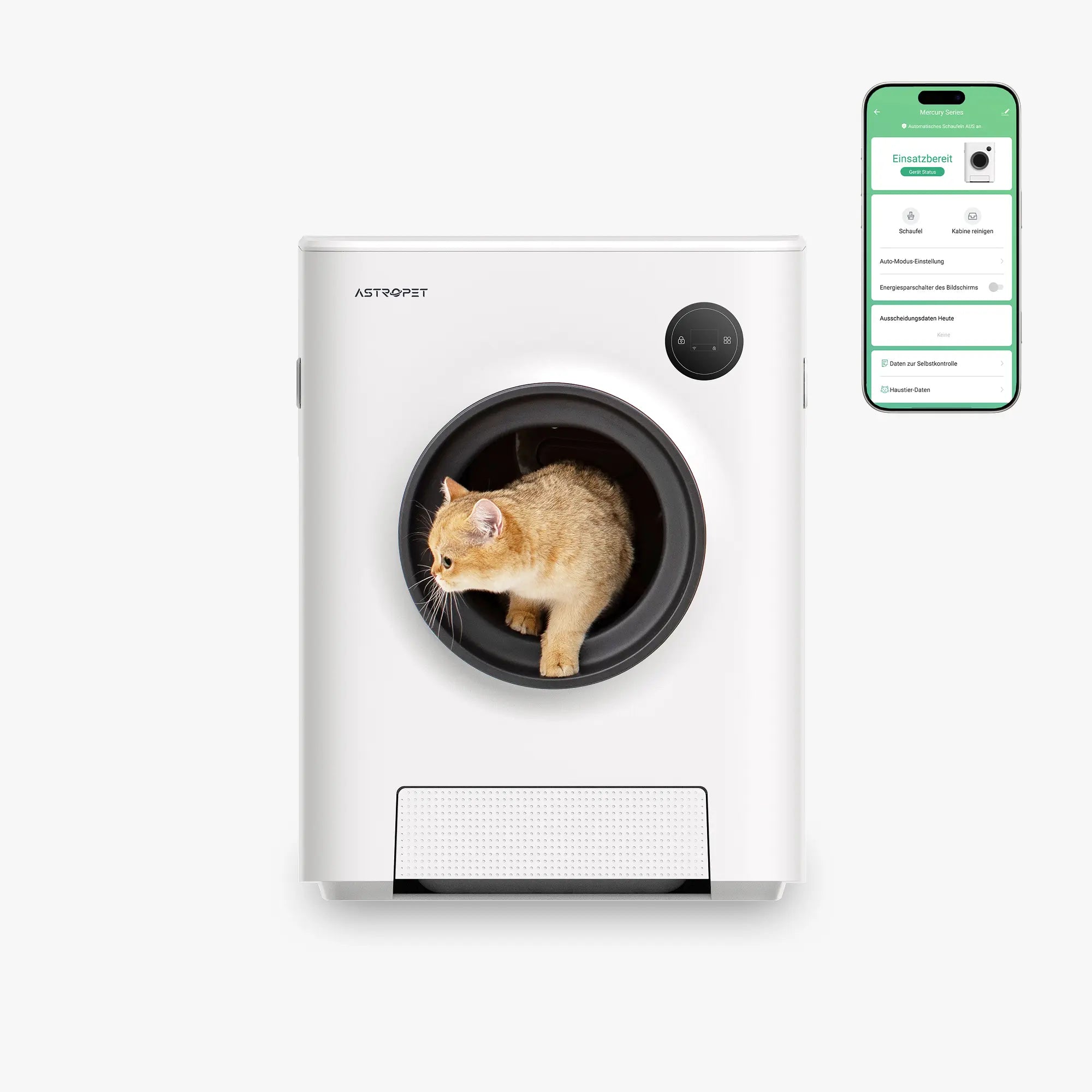 Mercury - Selbstreinigende Katzentoilette + Smart App