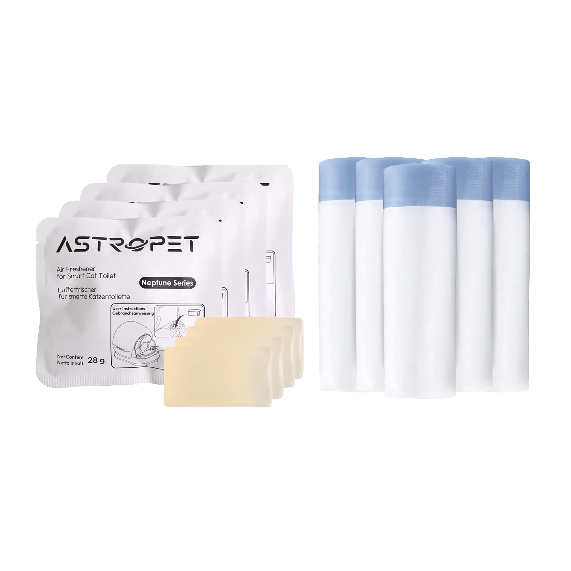 75 Abfallbeutel, 4 Lufterfrischer