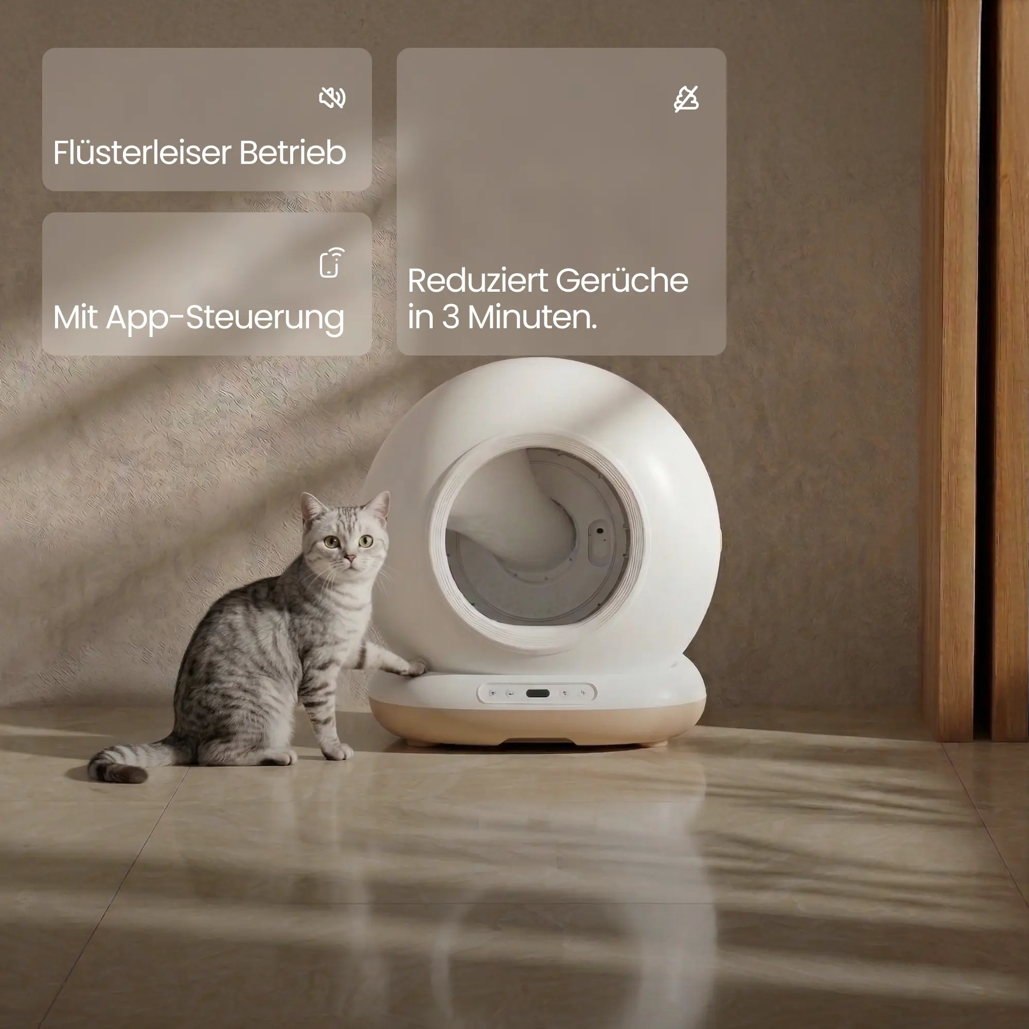 Neptune - Self-cleaning Cat toilet + smart app